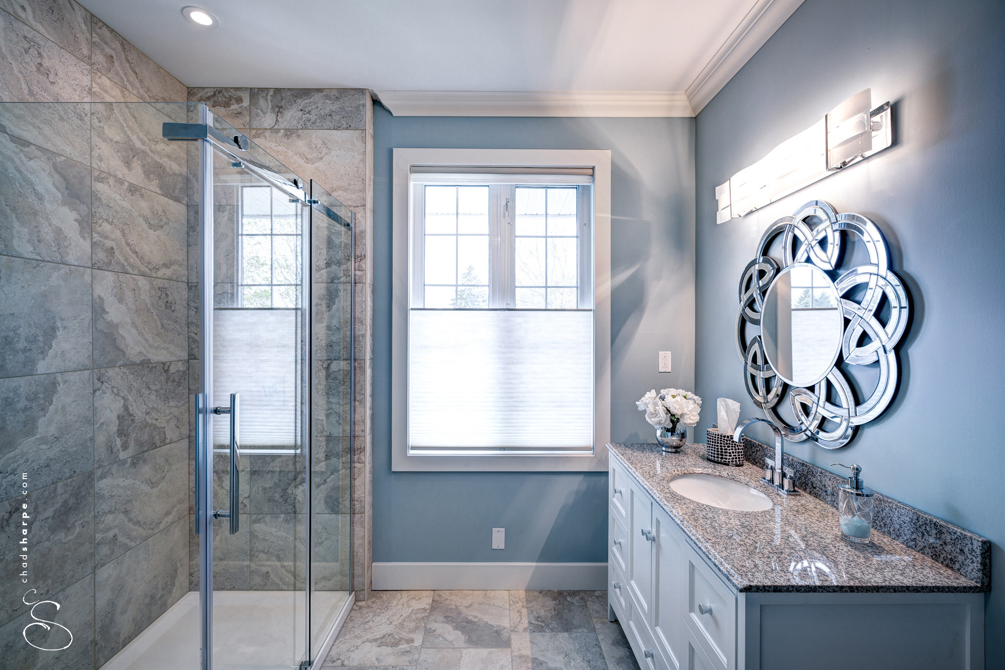 Blue Marble Bathroom Chad Sharpe